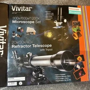 Vivitar Microscope And Telescope Set - Picture 1 of 6