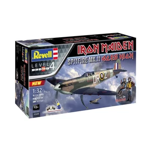 Geschenkset Spitfire Mk.II Aces High Iron Maiden, Revell Modellbausatz mit Basis - Bild 1 von 5