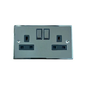 SELECTRIC DSL422 - 2 Gang 13 Amp Socket DP – Switched - Picture 1 of 3