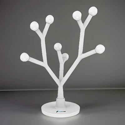 Tree Branch 7白色LED灯泡台灯家居装饰 — 第 1/3 张图片