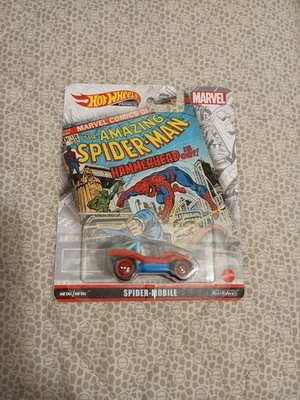 HOTWHEELS Spider-mobile! Marvel Comics  Mattel The Amazing Spiderman nuova - Immagine 1 di 4