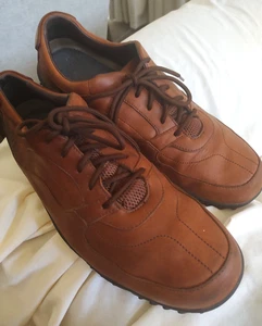 TIMBERLAND HERREN BRAUN LEDER SCHNÜRSCHUHE FAHRSCHUHE, 10,5D - Bild 1 von 8
