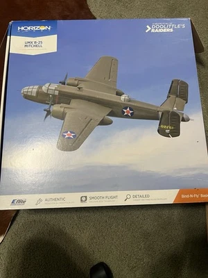 Horizon E-Flite Bind-N-Fly UMX B-25 Mitchell AS3X Fighter Airplane Doolittle New - Image 1 of 4