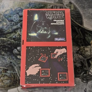 1996 Skybox Lucasfilm Star Wars 100 X Stickers Packs Sealed Box | Made In Italy - Picture 1 of 7