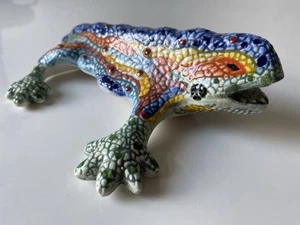 CERAMIC LIZARD Barcelona Spain ANTON GAUDI inspired Design - Picture 1 of 13