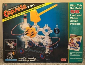 Capsela 700 Motorized Science Construction Land Water Set 80-9700 1993 Complete  - Picture 1 of 10