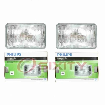 2 bombillas de faros de haz alto bajo Philips para Saturn SC SC2 1991-1996 jm Foto 1 de 4
