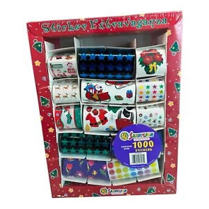 Vintage Sandylion Stickers Over 1000 Christmas 1997 Sealed - Picture 1 of 4