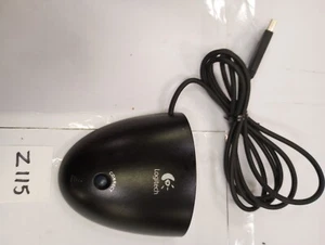 Genuine Logitech (C-BN4) Solid Black Fast RF Cordless USB Mouse Receiver *READ* - Picture 1 of 4