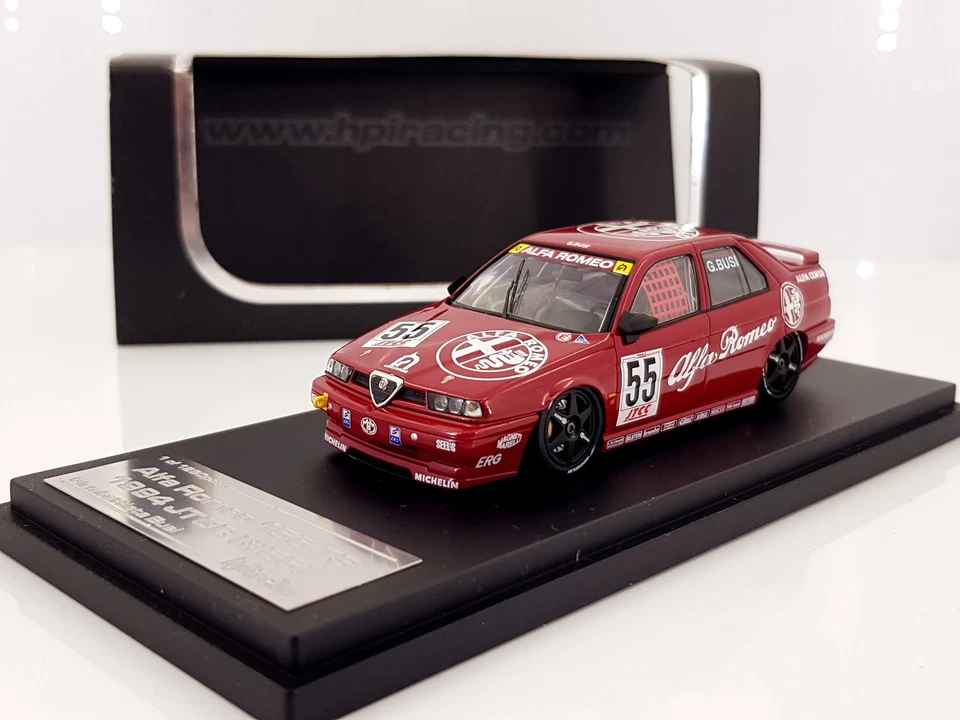 HPI Racing escala 1:43 Alfa Romeo 155 TS Silverstone #55, 1994 JTCC (#8130) Foto 1 de 4
