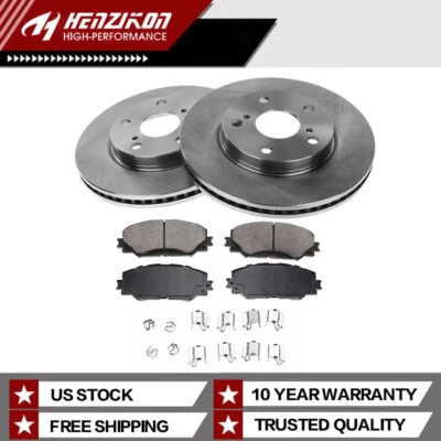 Rotores de freno delanteros + pastillas para Toyota RAV4 2006-2012 2013 2014 2015 2016 2017 2018 Foto 1 de 4