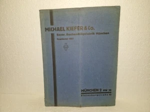 KATALOG MICHAEL KIEFER & Co. BAYERISCHE BAUBESCHLÄGEFABRIK MÜNCHEN 1920iger - Bild 1 von 14