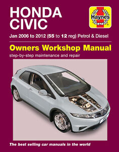 Honda Civic (Jan 06 - 12) Haynes Repair Manual (Paperback)