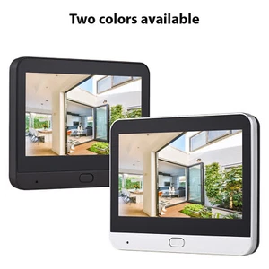 WiFi Video Doorbell Peephole Camera 120 Degree Visible Night Vision 1080P O2E9 - Picture 1 of 12