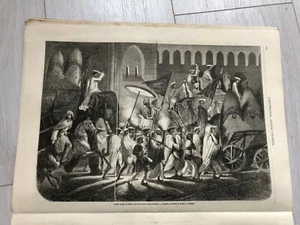 DIE ILLUSTRATION Jahr 1857 Nr 759 Großer Mogul Mogul DELHI Aufstand INDIEN INDIA - Bild 1 von 4