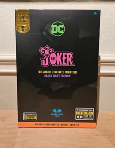 SDCC 2023 EE EXCLUSIVE INFINITE FRONTIER JOKER DC GOLD LABEL MCFARLANE NIB - Picture 1 of 5