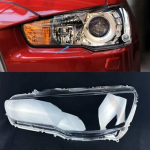 1Pcs For Mitsubishi Lancer 2008-2017 Left side Headlight Lens Cover+Sealant Glue - Picture 1 of 10