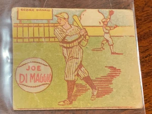 1949 Joe Dimaggio AUTHENTIC Hand Cut Baseball Card 105 - Picture 1 of 14