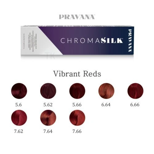 Pravana ChromaSilk Creme Hair Color 5.62 Light Red Beige Brown 5rbv 3 Ounce