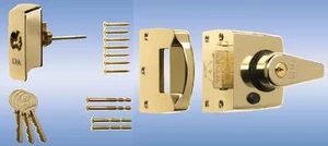 ERA Security BS3621 Night Latch Satin Nickel or PB - Picture 1 of 1
