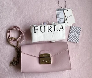 FURLA Metropolis Leather Crossbody Bag - Picture 1 of 7