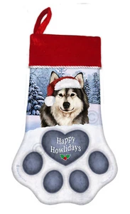 Christmas Stocking - Alaskan Malamute - Picture 1 of 1