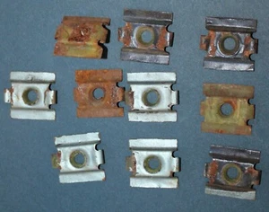 1954 1955 1956 1957 1958 1959 1960 1961 Corvette console glove box fasteners 10 - Picture 1 of 1