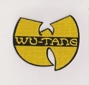 3 1/4" Wu Tang patch Iron on embroidered patches Hip Hop Clan Logo - Picture 1 of 1