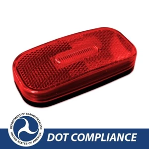 12V 3.9" LED Side Marker Clearance Lights RV Trailer Campervan Truck Red Light - Picture 1 of 8