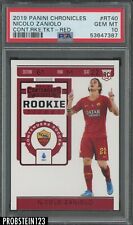 2019 Panini Chronicles Contenders Rookie Ticket Red Nicolo Zaniolo RC PSA 10
