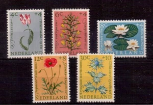 PAÍSES BAJOS, 1960 # B343/47 CONJUNTO COMO NUEVO NH, ¡FLORES!! B64 - Imagen 1 de 1