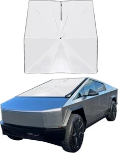 UPFOX Car Windshield Sun Shade for Tesla Cybertruck 2024 Upgrade-Foldable Win... - Foto 1 di 1