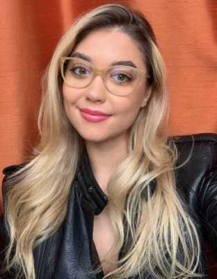 Nuevo marco de gafas para mujer DITA Daydreamer DRX 3032C BRN beige transparente 53 mm N10D Foto 1 de 4