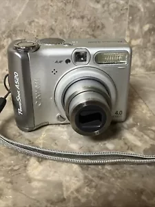 Canon Powershot A520 4.0MP Digital Camera In excellent Condition TESTED - Picture 1 of 12
