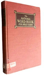 The National Word Book For Bible Users - Hardcover Book / HC Book - Imagen 1 de 3