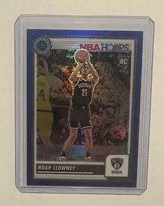 2023-24 Panini Hoops Premium Stock Noah Clowney Blue Prizm /120 #243 Nets RC - Picture 1 of 2
