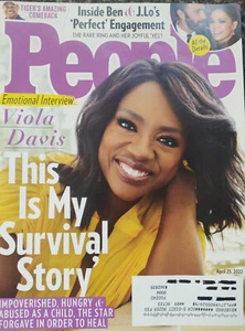 People Magazine April 25, 2022 Viola Davis Cover and Jennifer Lopez New - Picture 1 of 1