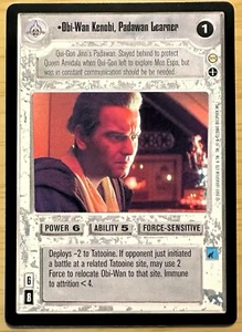 Star Wars CCG ~ Obi-Wan Kenobi, Padawan Learner ~ Tatooine ~ Decipher ~ MINT - Picture 1 of 4