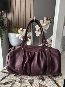 Real Leather Over Shoulder Bag Handbag Made In Italy - Picture 1 of 8