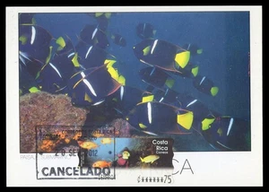 COSTA RICA 2004 Maximum Card ATM - Isla del Coco Island King Angelfish fauna - Picture 1 of 1