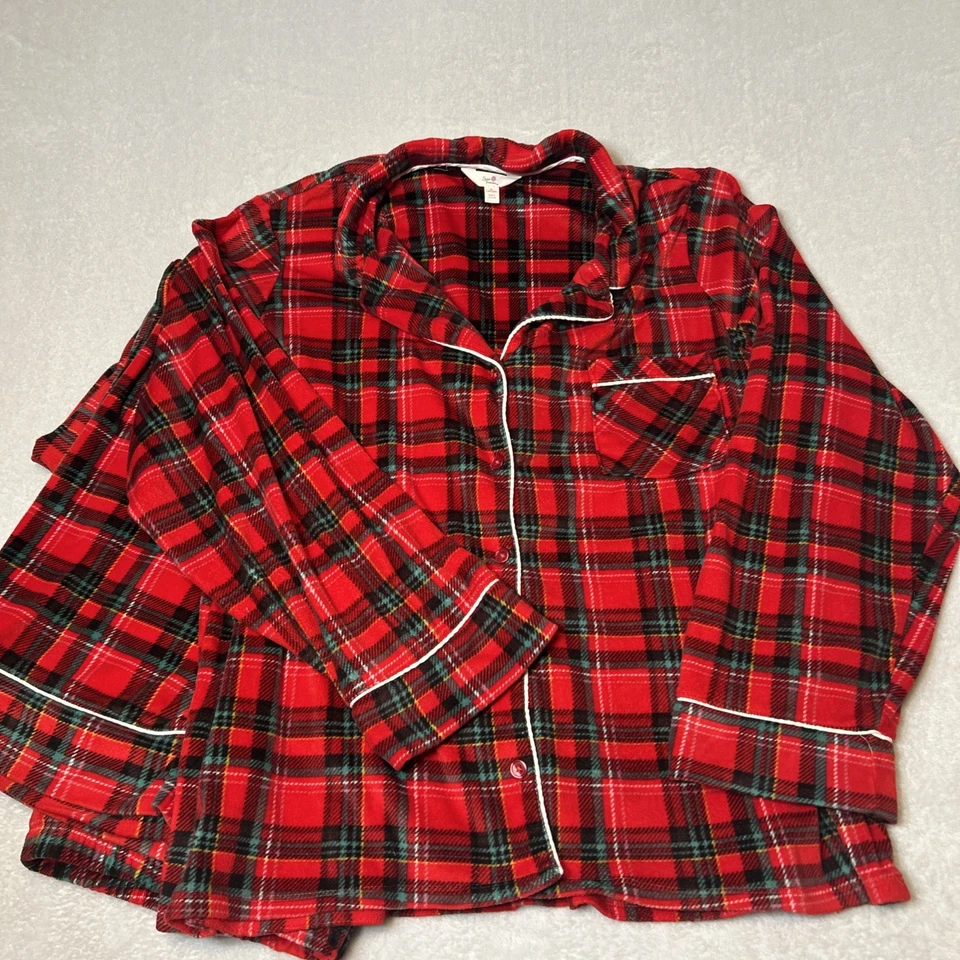 Juego de pijama de Navidad a cuadros Secret Treasures Plus 2XL (18w/20w) para mujer ver descripción Foto 1 de 4