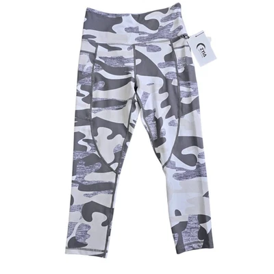 Leggings capri ZYIA Active Light n Tight tiro alto para mujer 4 bolsillos camuflados elásticos Foto 1 de 4