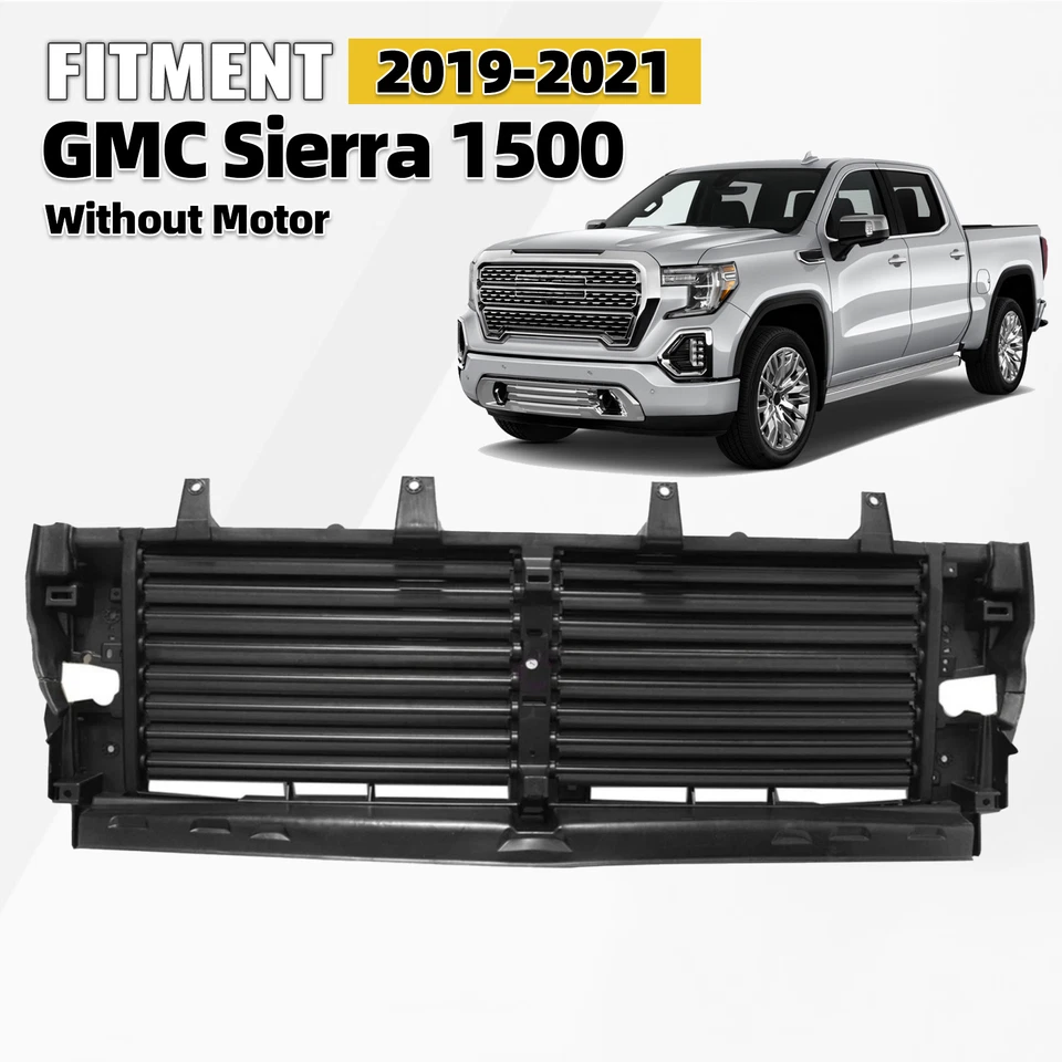 Front Active Air Grille Shutter For 2019-2021 GMC Sierra 1500 W/O Motor 84641100 Foto 1 de 4