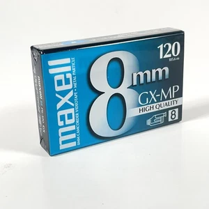 Maxell 8mm GX-MP High Quality 120 min Camcorder Video Cassette Tape NEW! SEALED! - Picture 1 of 3