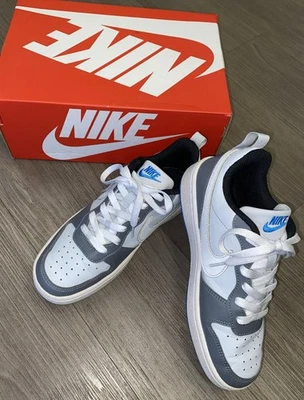Nike Court Borough Low Recraft GS Niños Talla 5Y Platino Puro Blanco-Gris Frío  Foto 1 de 4