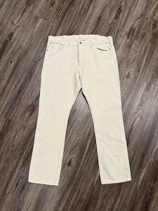 Pantalones de mezclilla Polo Ralph Lauren clásicos de pierna recta beige para hombre talla 40x32 - Imagen 1 de 11