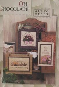 Art to Heart ¡OH! Mini edredón estampado de costura Nancy Halvorsen CHOCOLATE #162P - Imagen 1 de 2