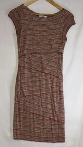 Anthropologie Bailey 44 Sorrell Column Dress Red Striped Jersey Size Small - Picture 1 of 7