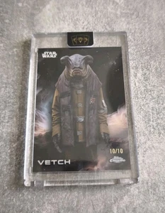 Topps Chrome Sapphire Edition Star Wars 2025 Vetch Black /10 - Bild 1 von 2