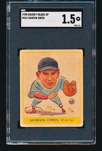 Goudey Marvin Owen 1938 #263 SGC 1,5 - Imagen 1 de 2